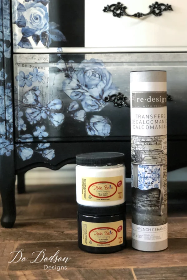 Adding decor transfers over the bold stripes on furniture is a win win. What do you think? Would you do it?