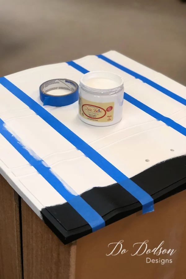 Painting bold stripes on furniture can make a profound statement in any room.