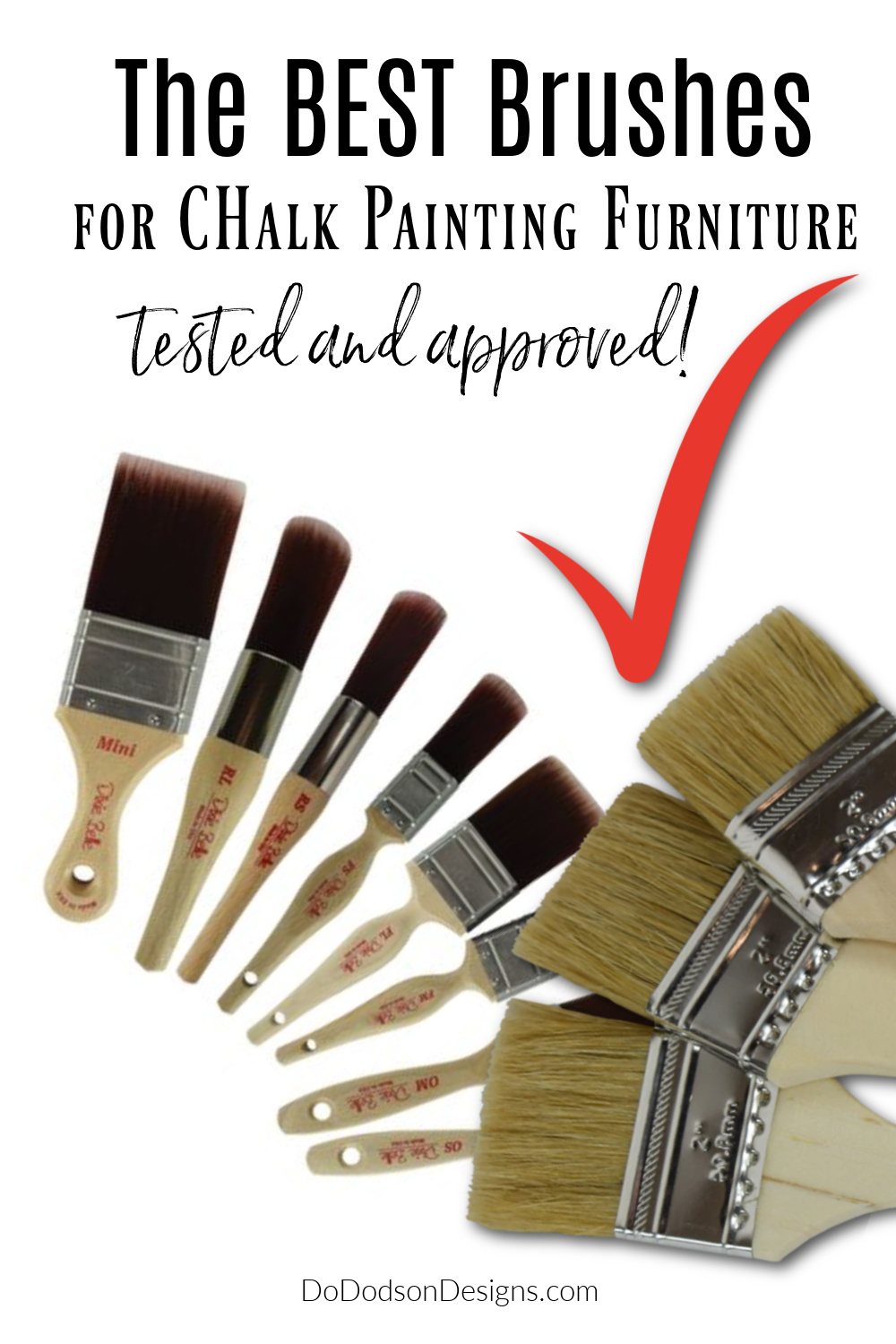 The BEST Brushes For Chalk Painting Furniture (Tested And Approved) - Do  Dodson Designs