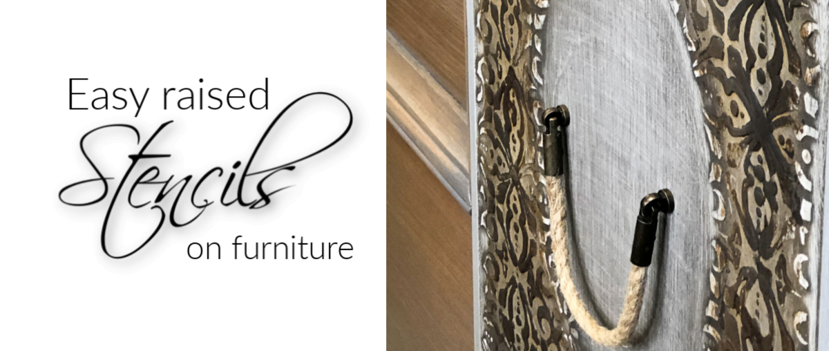 How To Easily Apply Raised Stencils On Furniture