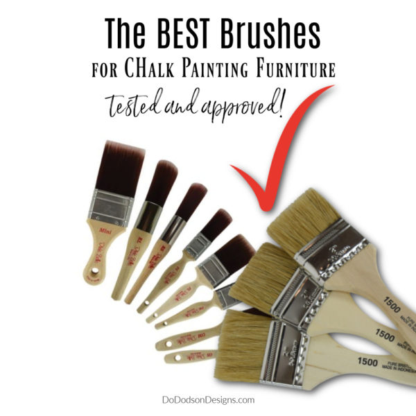 The BEST Brushes For Chalk Painting Furniture (Tested And Approved