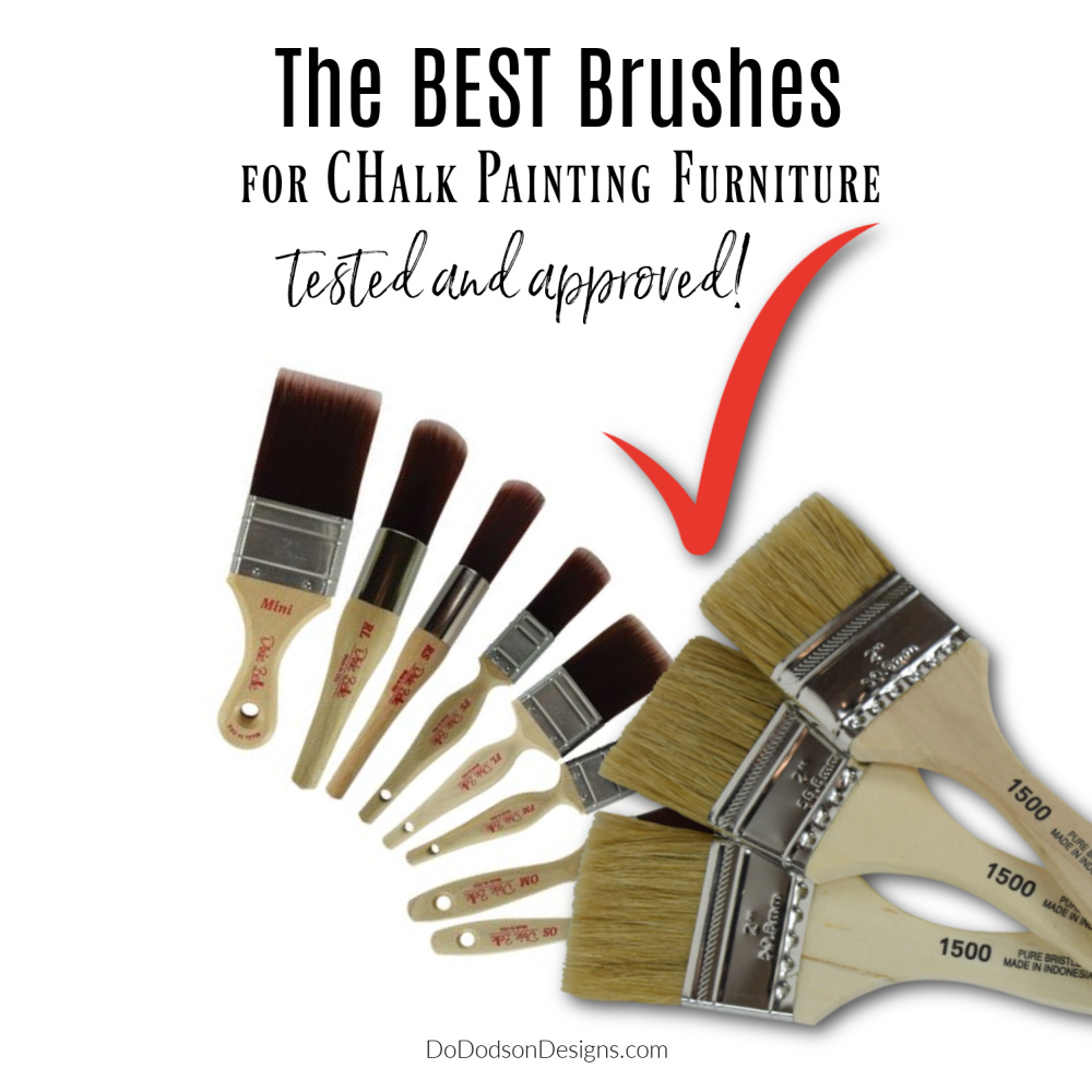 The BEST Brushes For Chalk Painting Furniture (Tested And Approved)