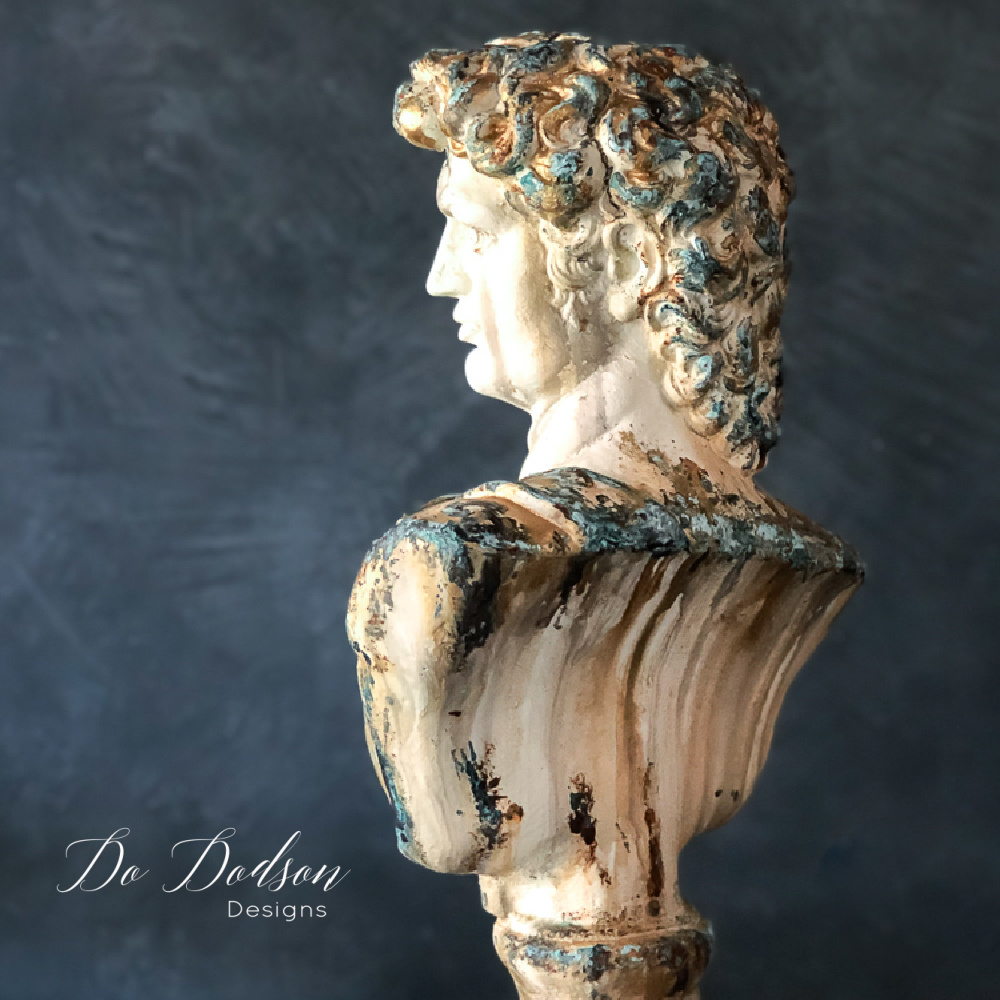 How To Create an Aged Patina Finish on Thrift Store Decor