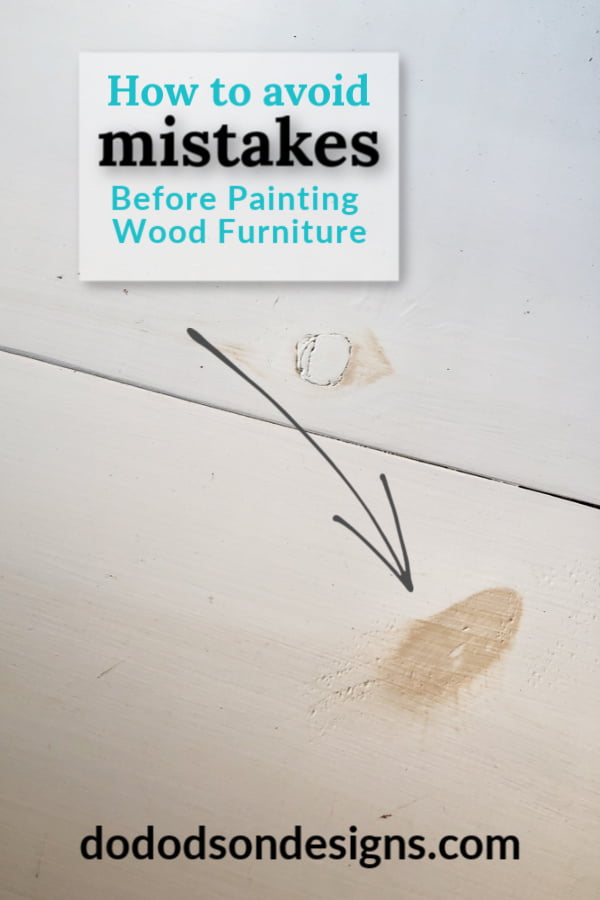 Before Painting Wood Furniture (2 Mistakes I Made)