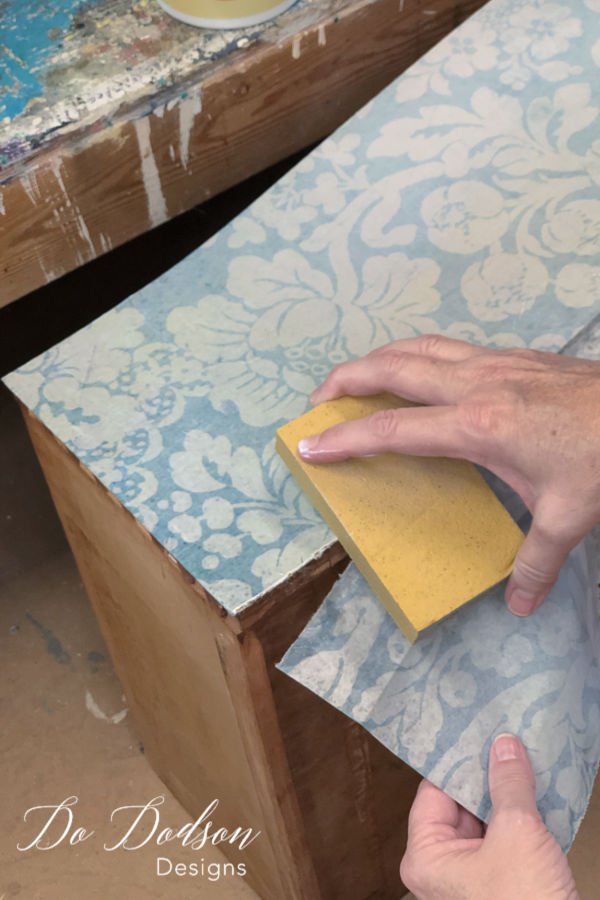 How To Decoupage Furniture Tutorial Do Dodson Designs