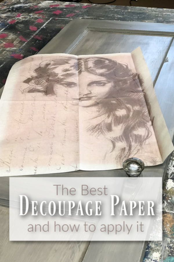 Decoupage Paper | Easy How To Tutorial On An Old Door