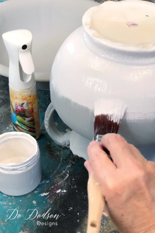 How To Paint A Ceramic Pitcher Quick And Easy Do Dodson Designs