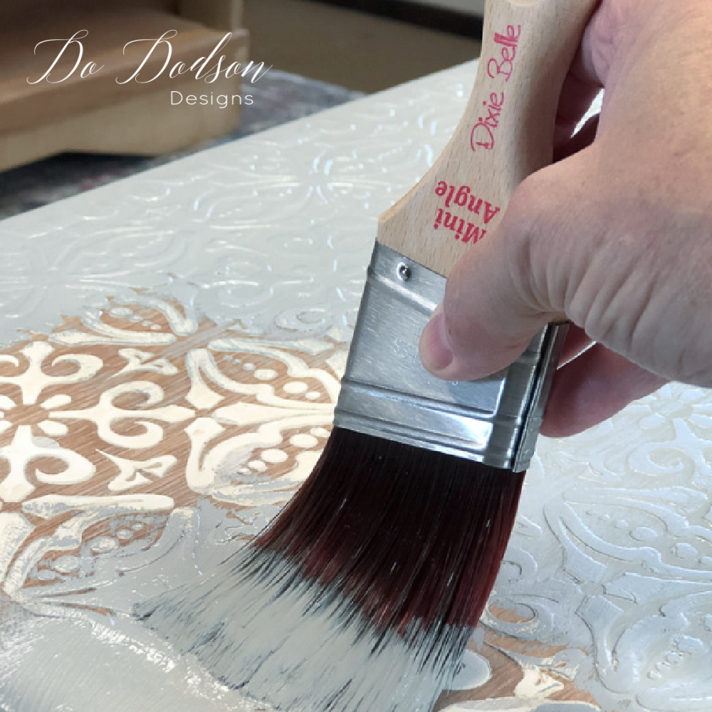 How To Apply Raised Stencils On Furniture