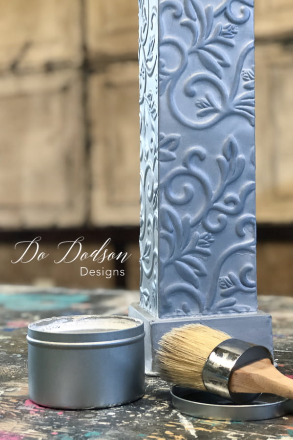 Painting ugly out of date home decor is a great way to up-cycle and bring it back to today's style.