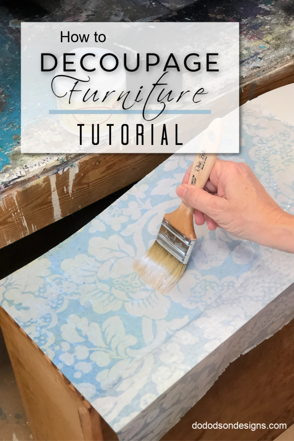 How To Decoupage Furniture | Tutorial