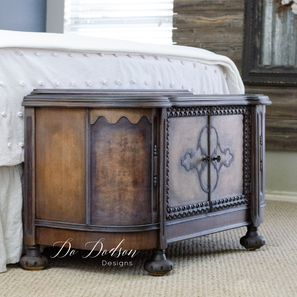 Quick And Easy Black Wax Furniture Makeover - Do Dodson Designs