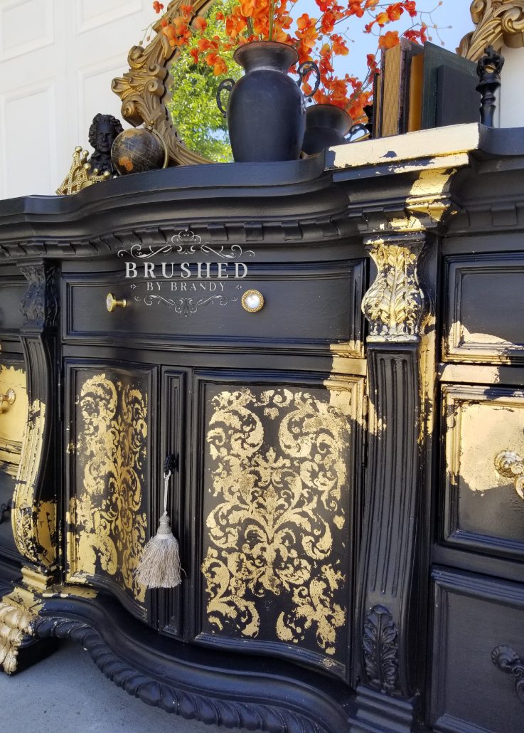 12 Amazing Metal Leaf Furniture Makeover Inspirations Do Dodson Designs