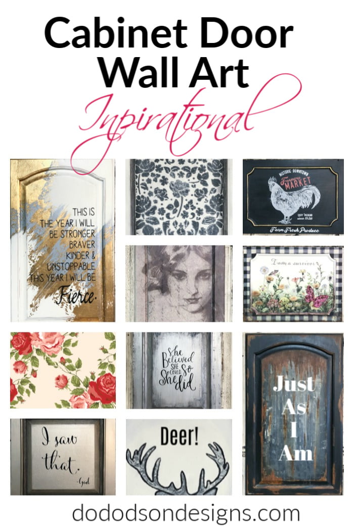 Cabinet Door Wall Art -10 Up-Cycled Inspirations