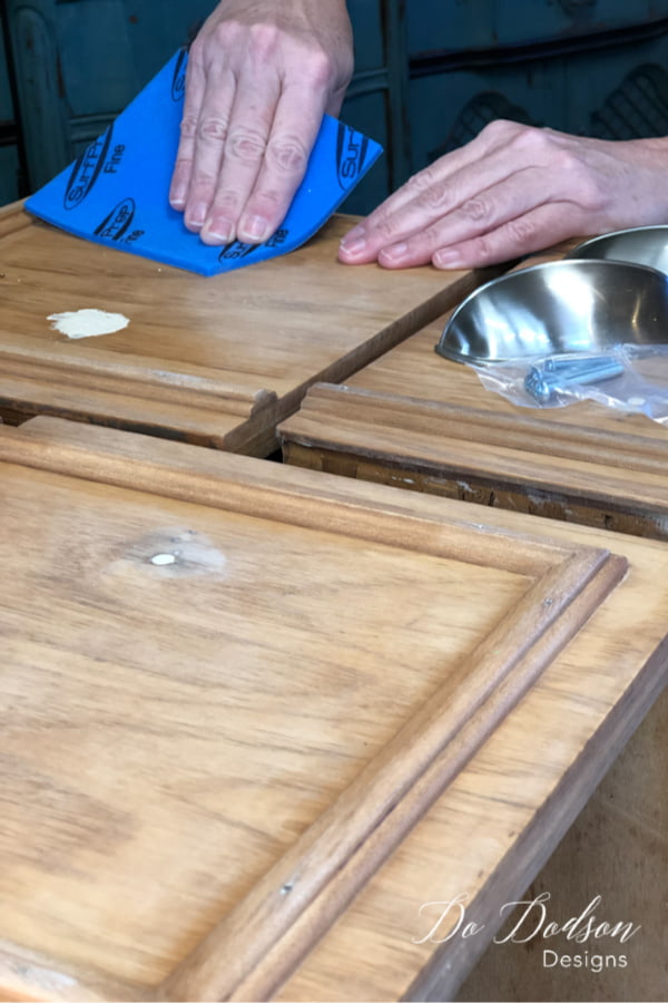 How To Fill Holes In Wood Furniture For New Hardware Do Dodson Designs