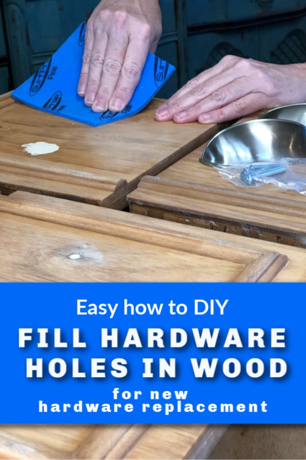 How To Fill Holes In Wood Furniture For New Hardware