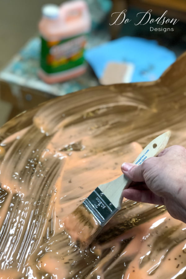 I applied a paint stripper to remove the paint from the back of this antique mirror. Afterwards, I'm giving it a beautiful update with paint. DIY ANTIQUE MIRROR TUTORIAL