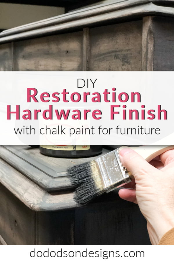 Restoration Hardware Finish With Chalk Paint - DIY