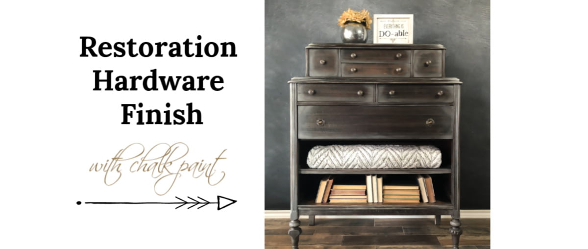 Restoration Hardware Finsish With Chalk Paint For Wood Furniture