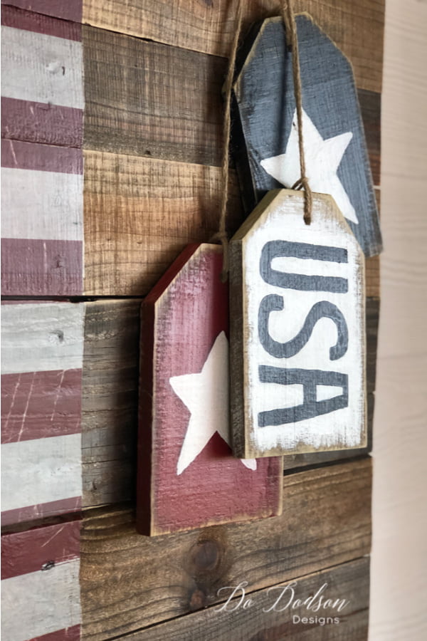 American Flag Pallet Wood Sign