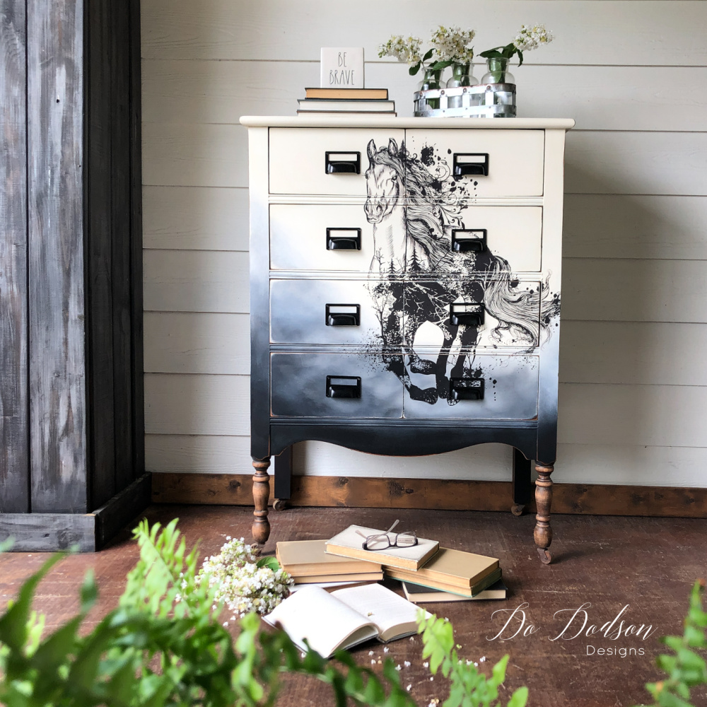 How To Add Beautiful Transfers To Painted Furniture