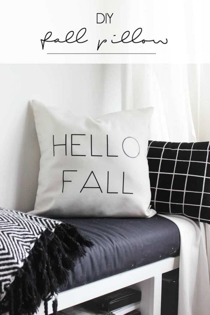DIY Hello Fall Pillow