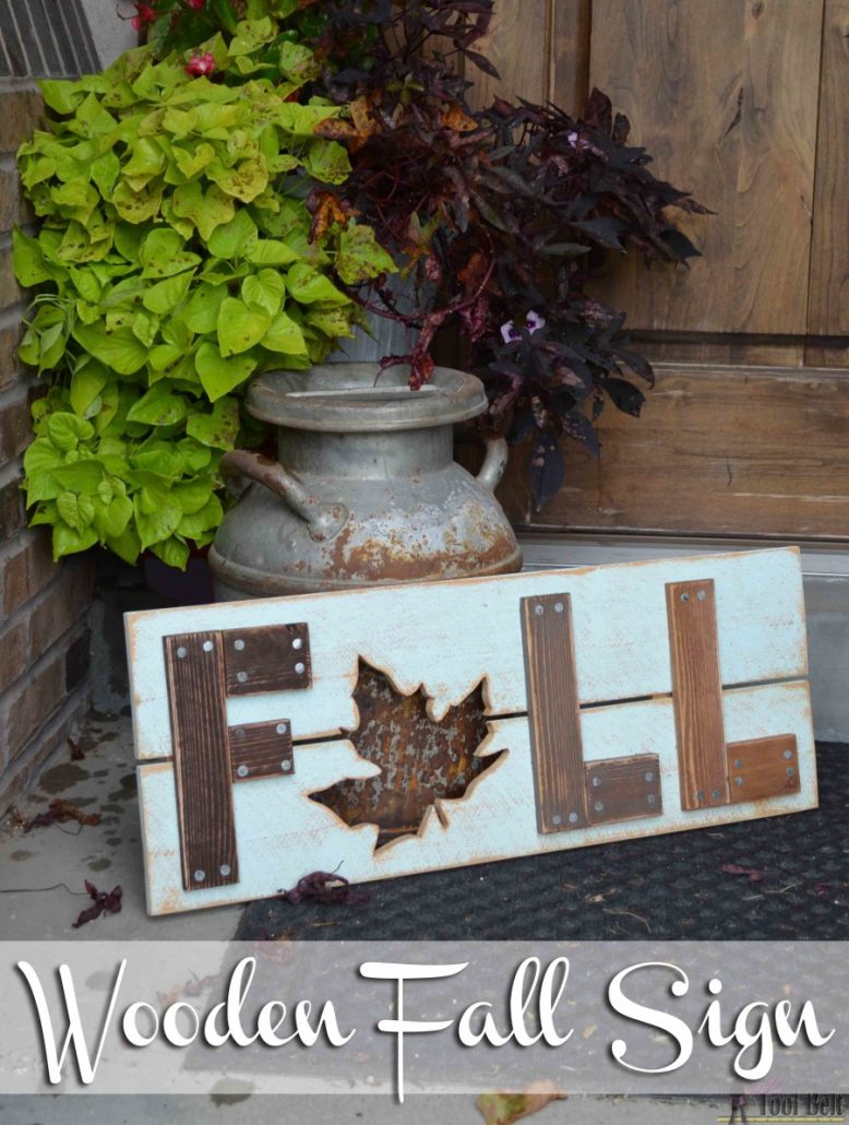 DIY Wooden Fall Sign