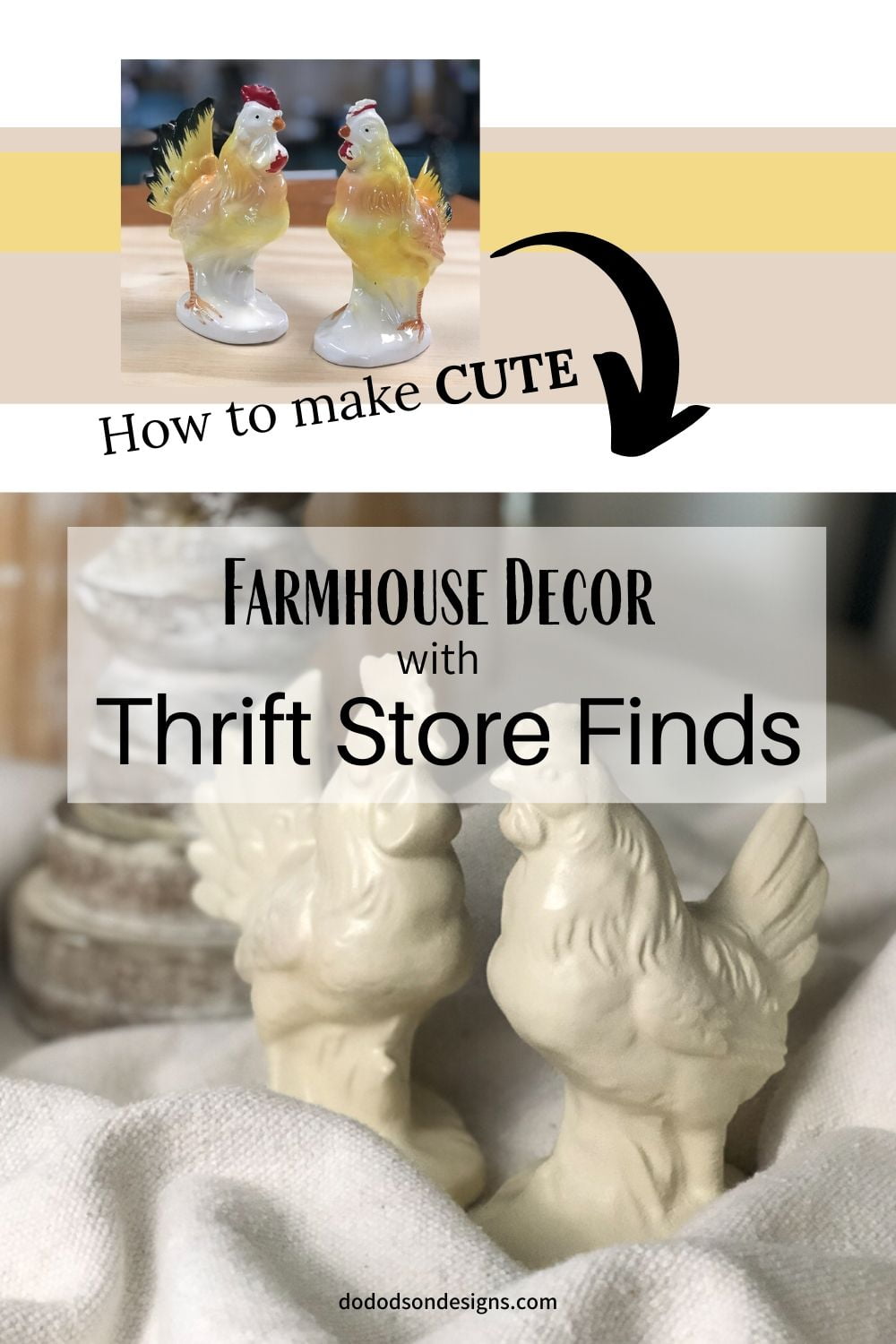 How To Transform Thrift Store Finds Into Farmhouse Decor