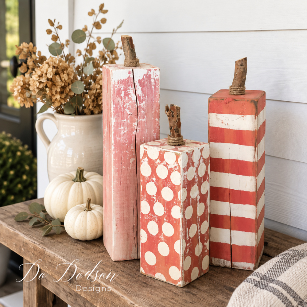 DIY 4×4 Wood Pumpkins: Easy Scrap Wood Fall Decor