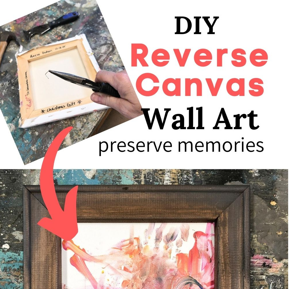 DIY Reverse Canvas Frame Hack | How To