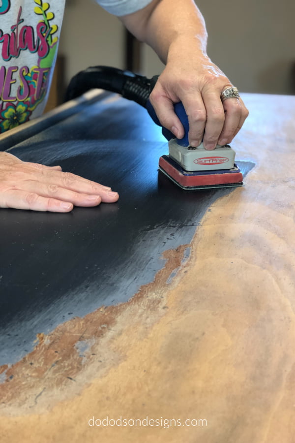I'll never use chemical strippers again. The Surfprep Sanding System is a game changer in refurbishing furniture.