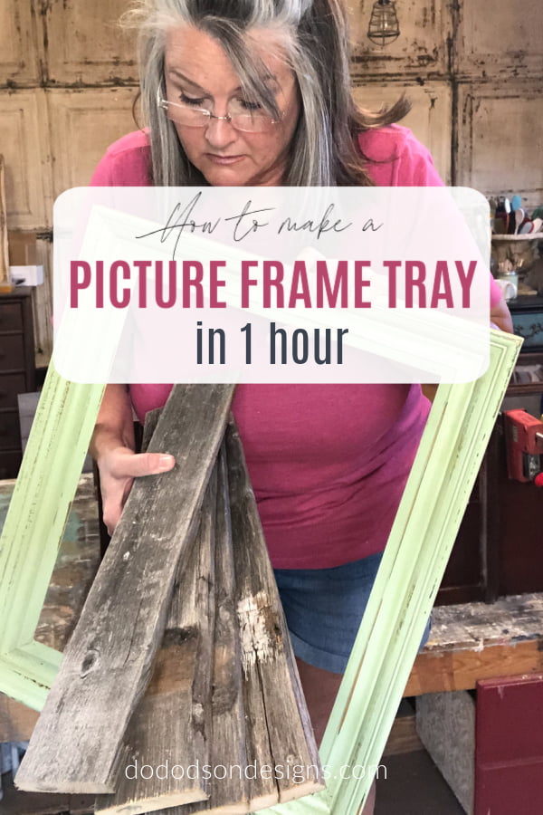 Easy DIY Picture Frame Tray