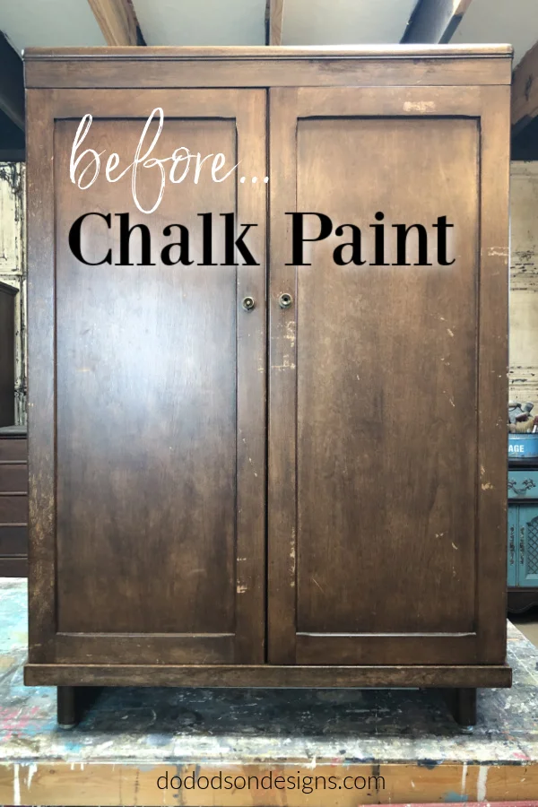 Before chalk paint... first time using.