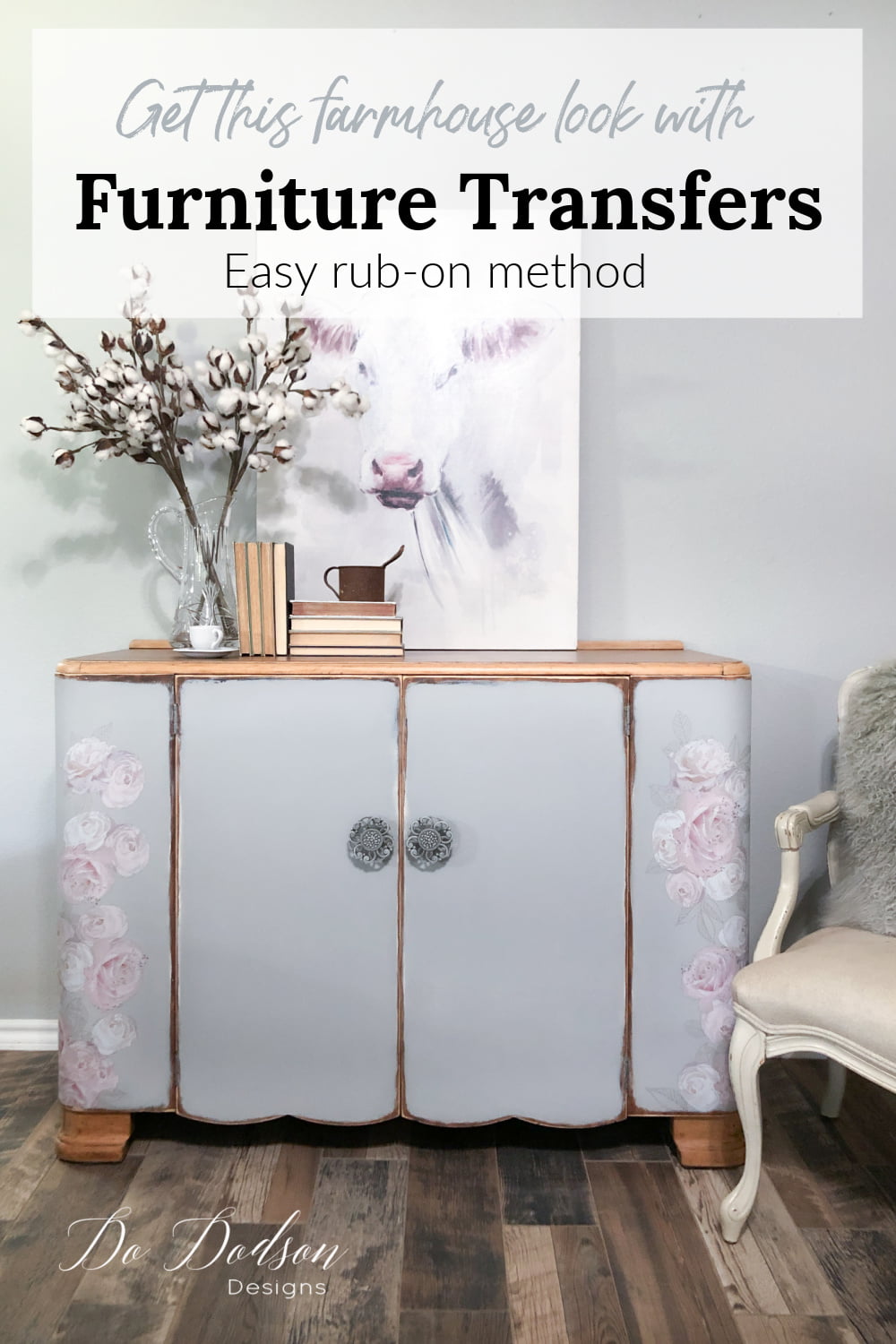 Vintage Furniture Transfers | Easy Rub-On Method