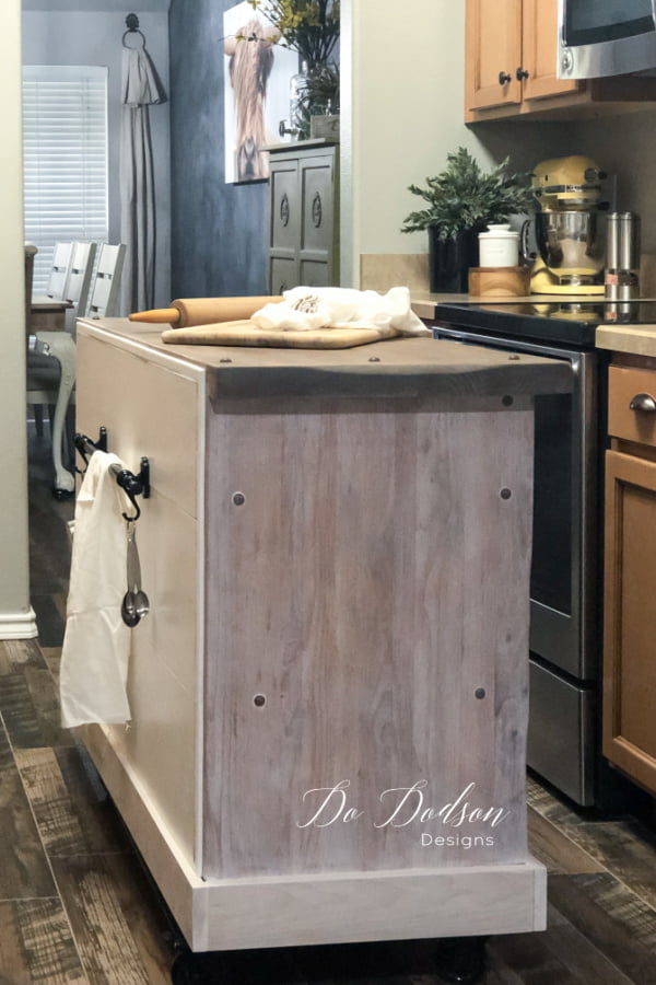 DIY Rolling Kitchen Island