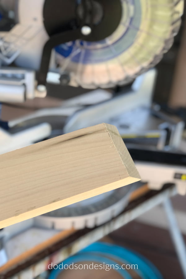 45 degree miter cut
