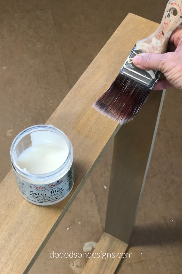 I sealed this floating frame with a strong and durable top coat called Gator Hide.