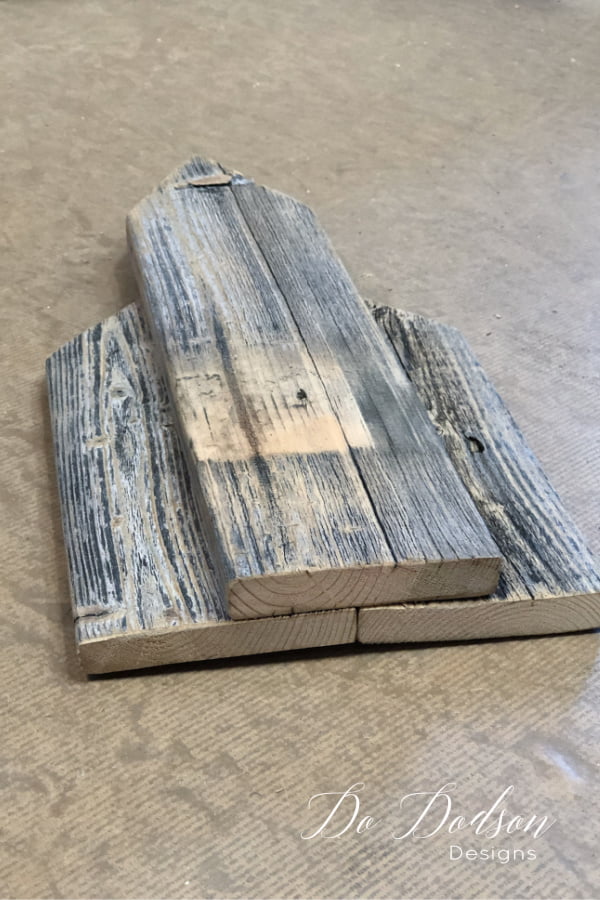 I like to always do a dry fit before gluing the wooden churches together.