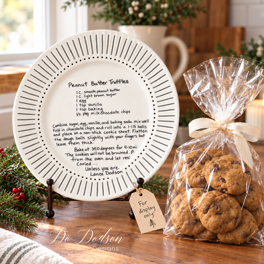 DIY Handwritten Recipe Plate: A Meaningful Handmade Gift