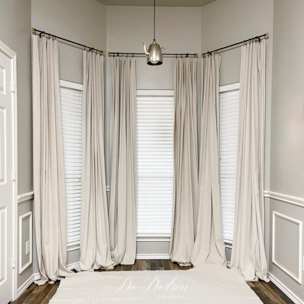 Easy DIY Drop Cloth Curtains NoSew Method (Tutorial) Do Dodson Designs