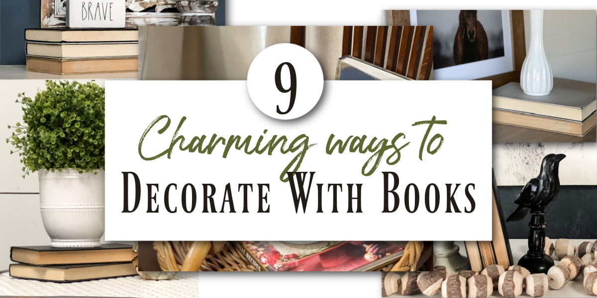 9 Charming Ways To Decorate With Books In Your Home