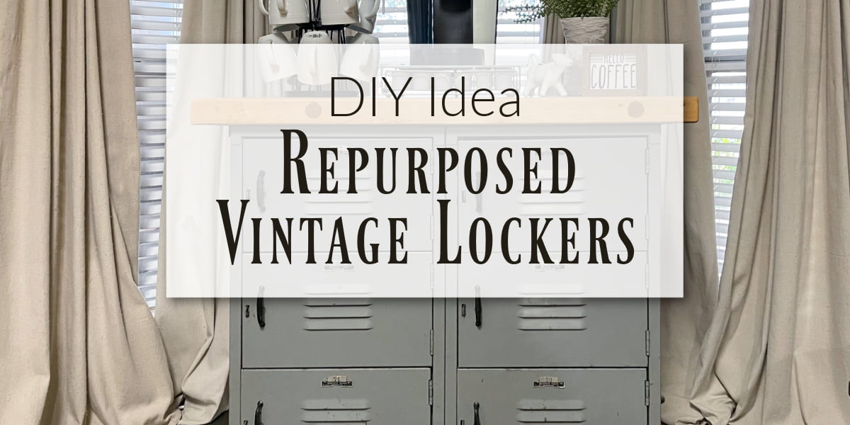 Repurposed Vintage Lockers - Old School