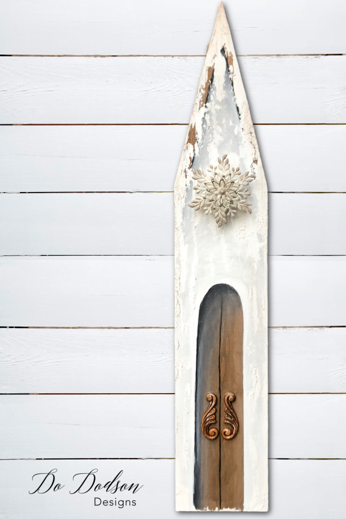 Can you tell me I have this thing for wood churches? This one-board project is quick and easy, and you can customize it any way you want. Think of the possibilities.