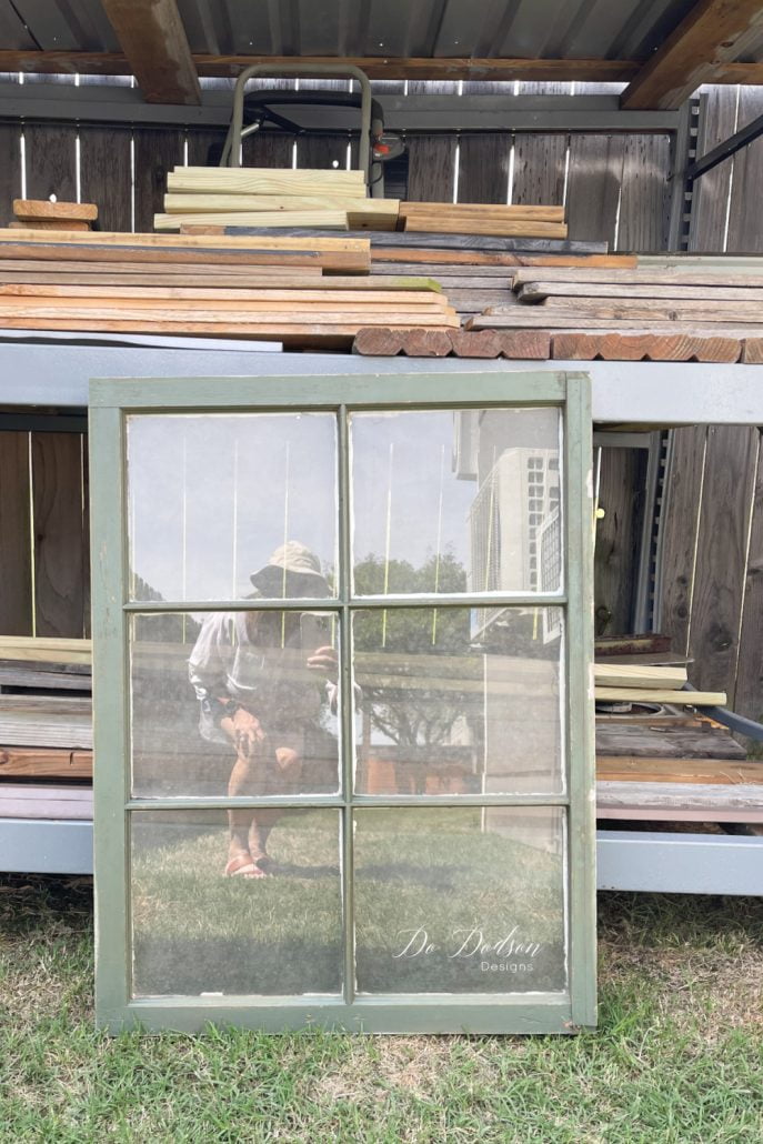 Repurposed Old Windows - Perfect DIY Outdoor lighting Features