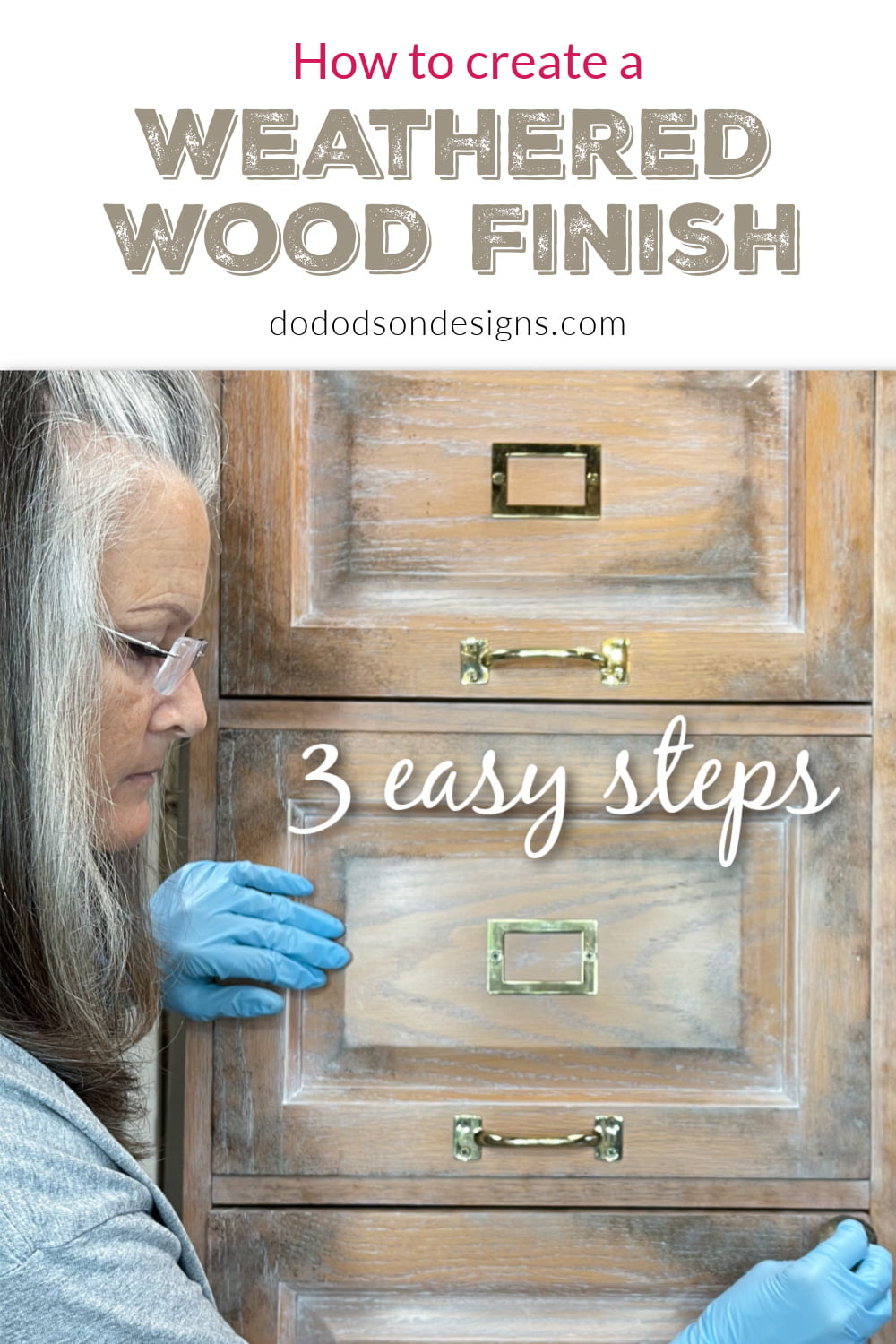 DIY Weathered Wood Gray Finish In 3 Easy Steps