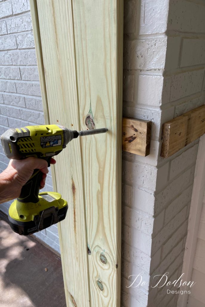 How To: DIY Wood Wrapped Columns - Front Porch Update
