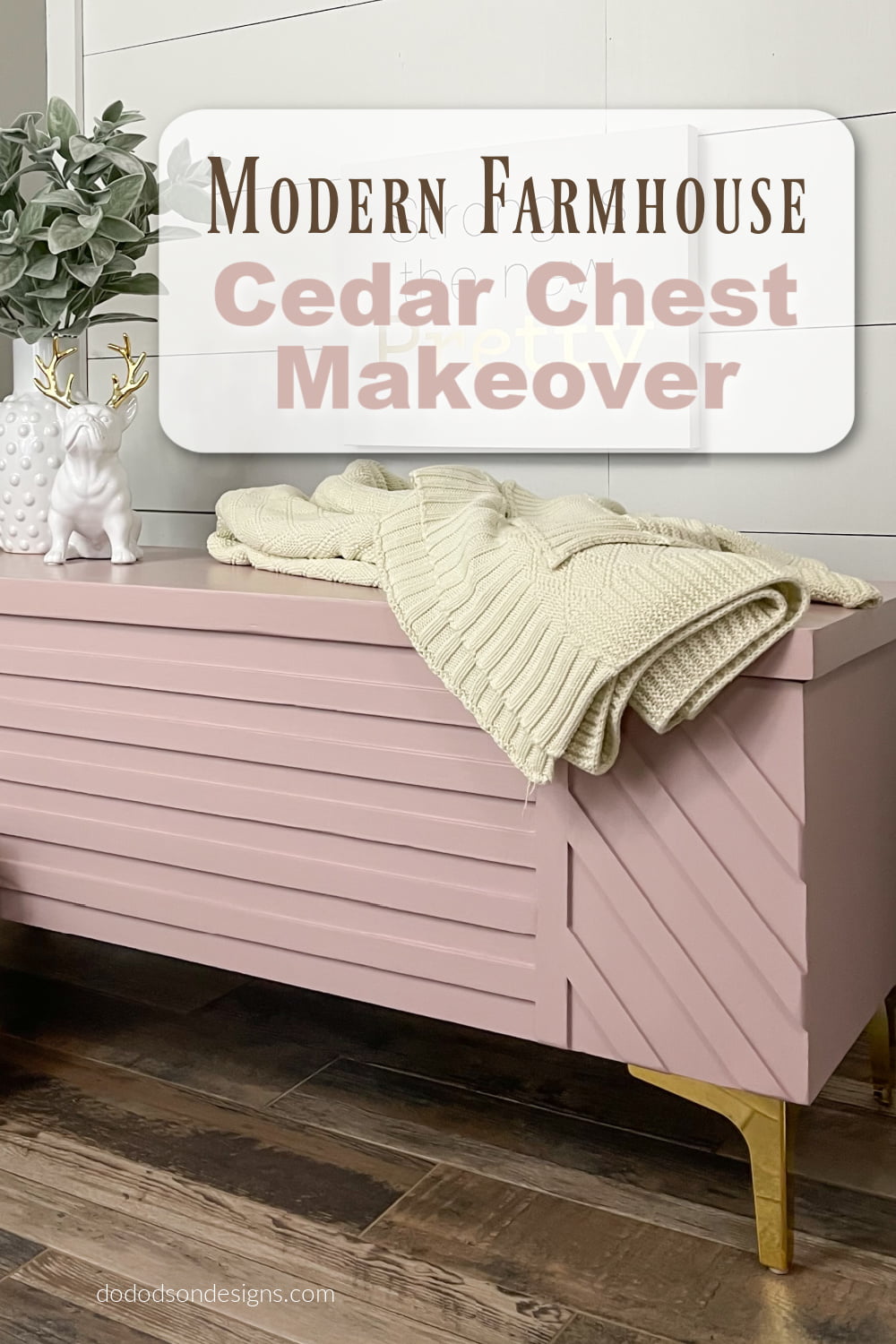 Try This Creative Idea On Your Next DIY Cedar Chest Makeover