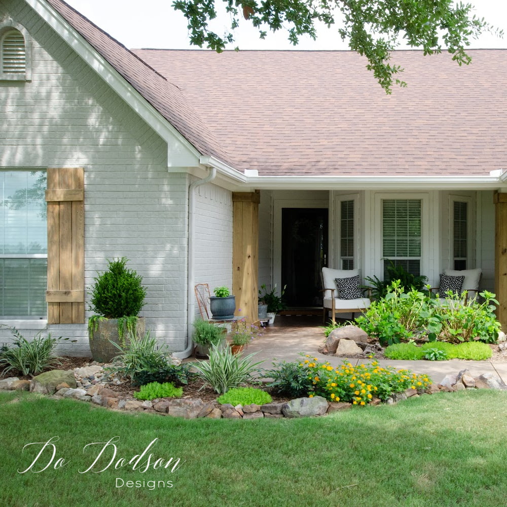 How Painting Red Brick Made The Exterior Of Our House Look Huge