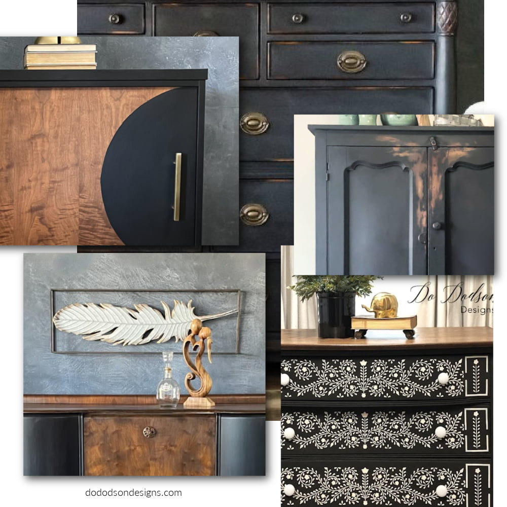 5 Trendy Black Painted Furniture Ideas To Inspire Your Next DIY Makeover