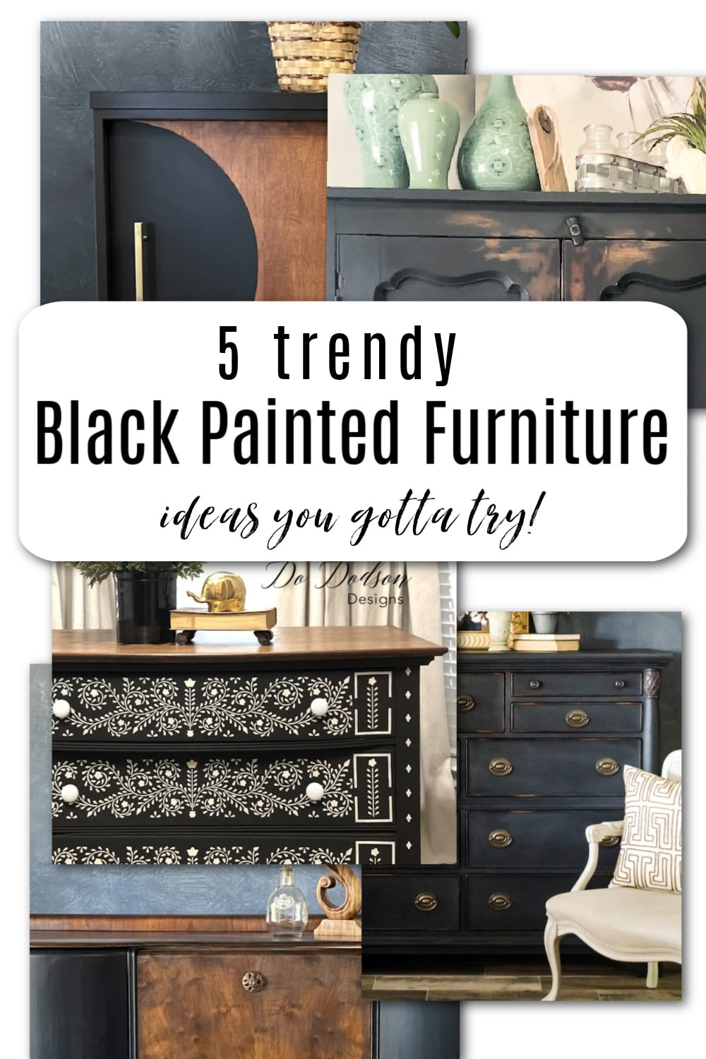 How To Use Black Furniture Paint In Your Home