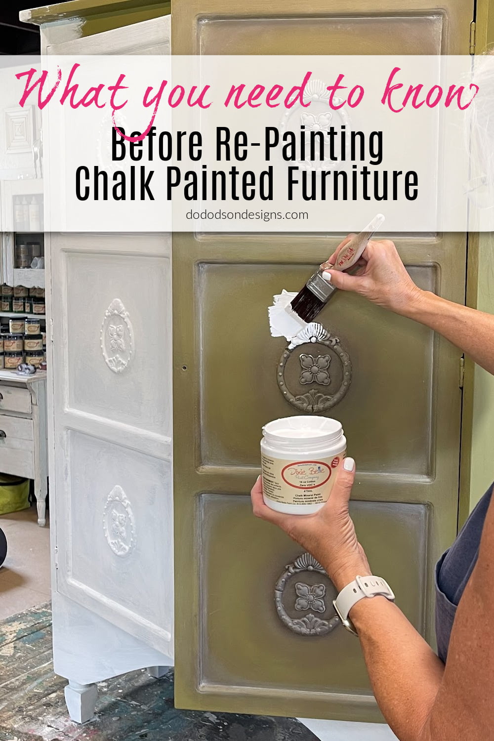 Before Repainting Chalk Painted Furniture - What You Need To Know!